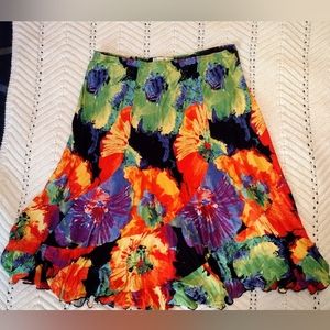 Joseph Ribkoff Multicolor Floral Skirt